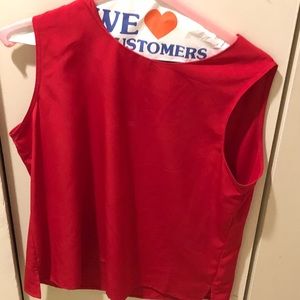 Red Notations Blouse